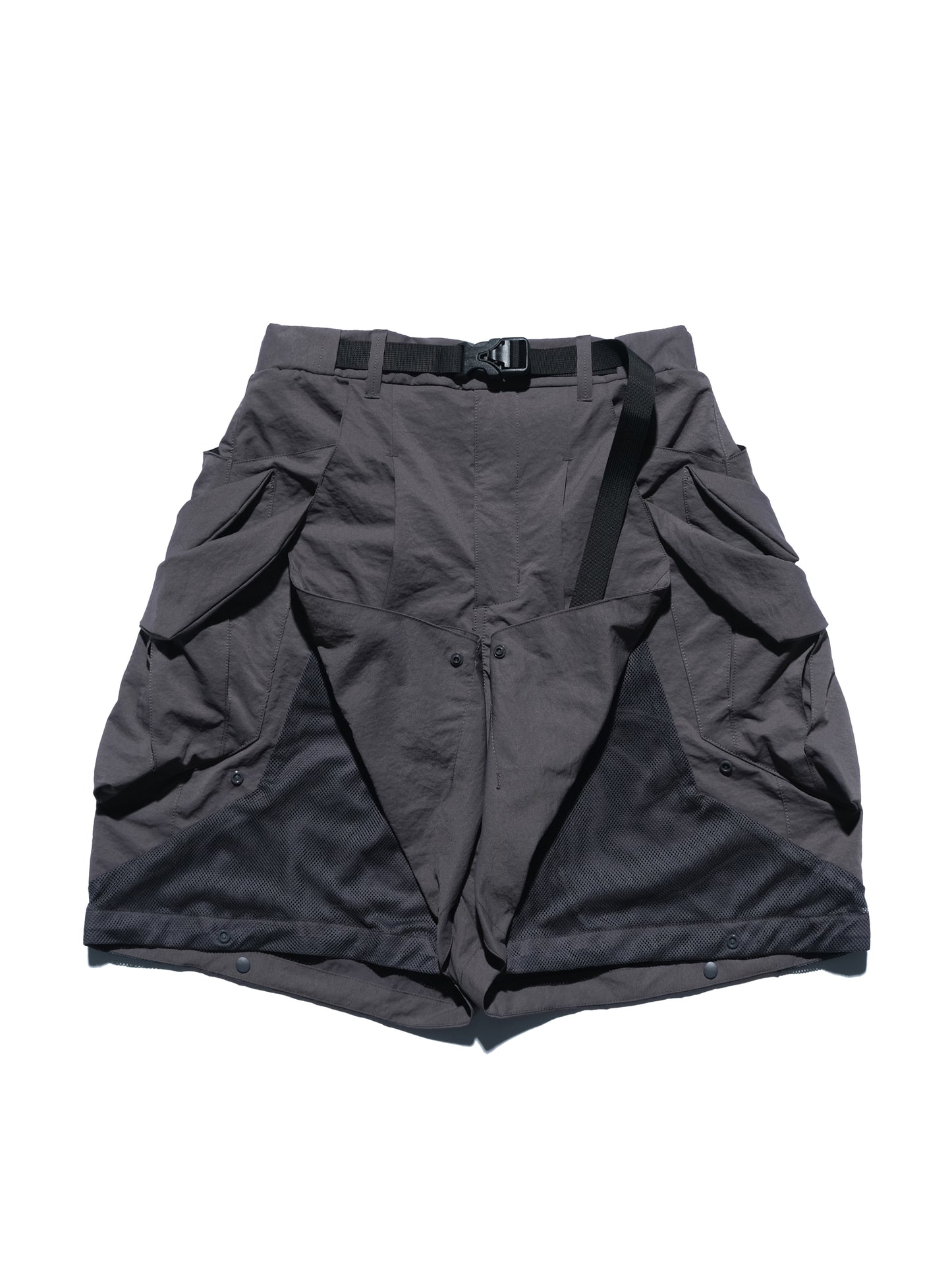 OCTO GAMBOL SS23 / 05 — S23-067 Switchable Breathing Shorts (Grey)