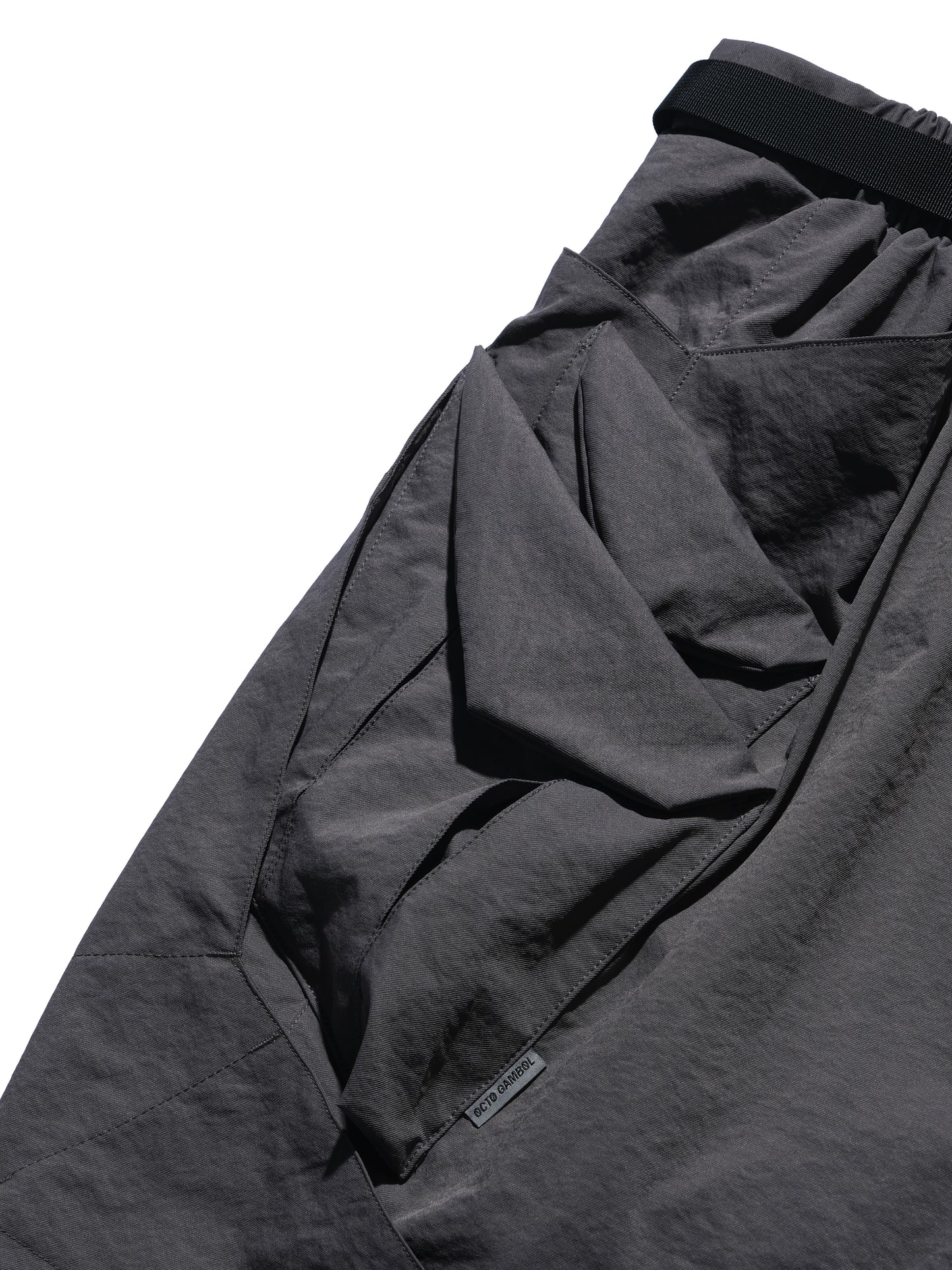 OCTO GAMBOL SS23 / 05 — S23-067 Switchable Breathing Shorts (Grey)