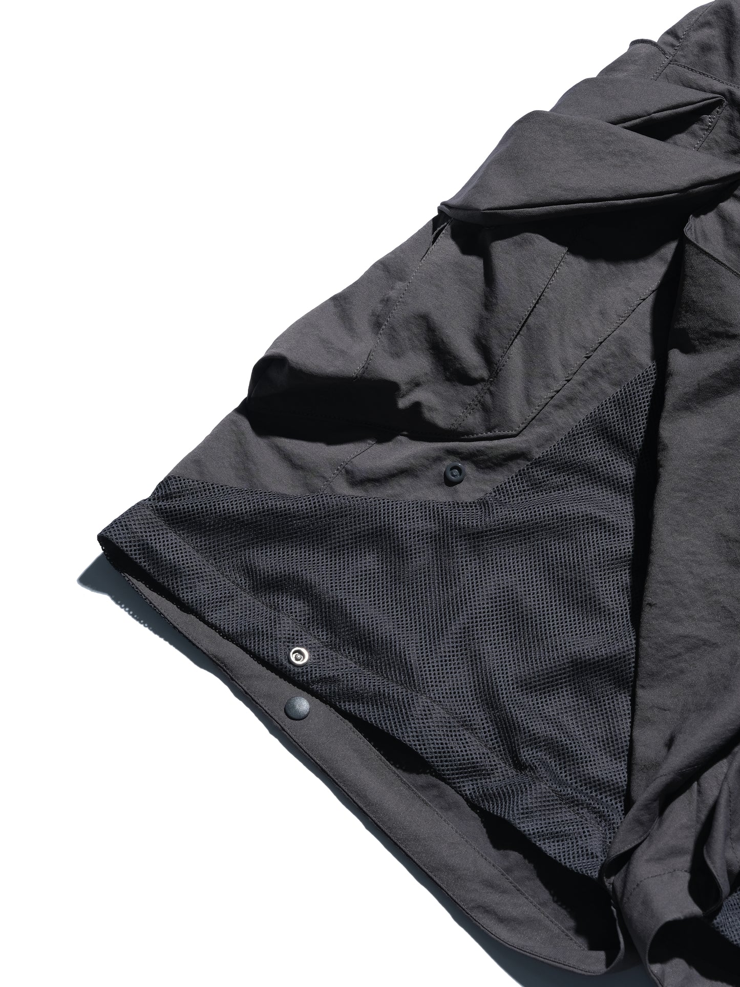 OCTO GAMBOL SS23 / 05 — S23-067 Switchable Breathing Shorts (Grey)