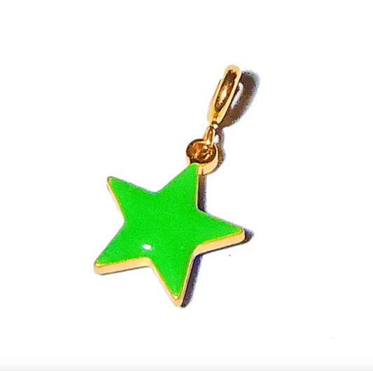 Matter Matters Shining Star Pendant  • Cobalt & Bright Green