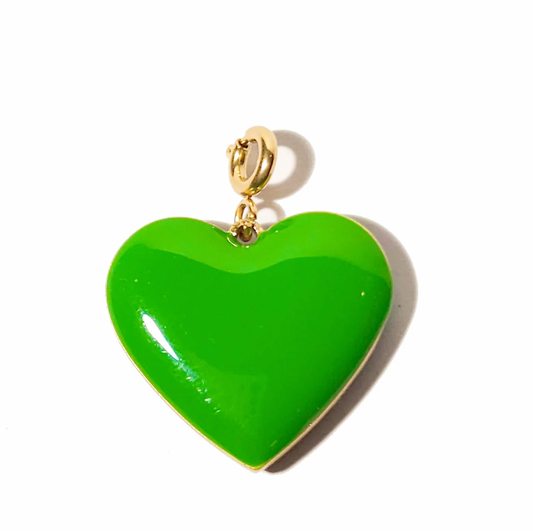 Matter Matters Set Your Heart Pendant • Black & Green