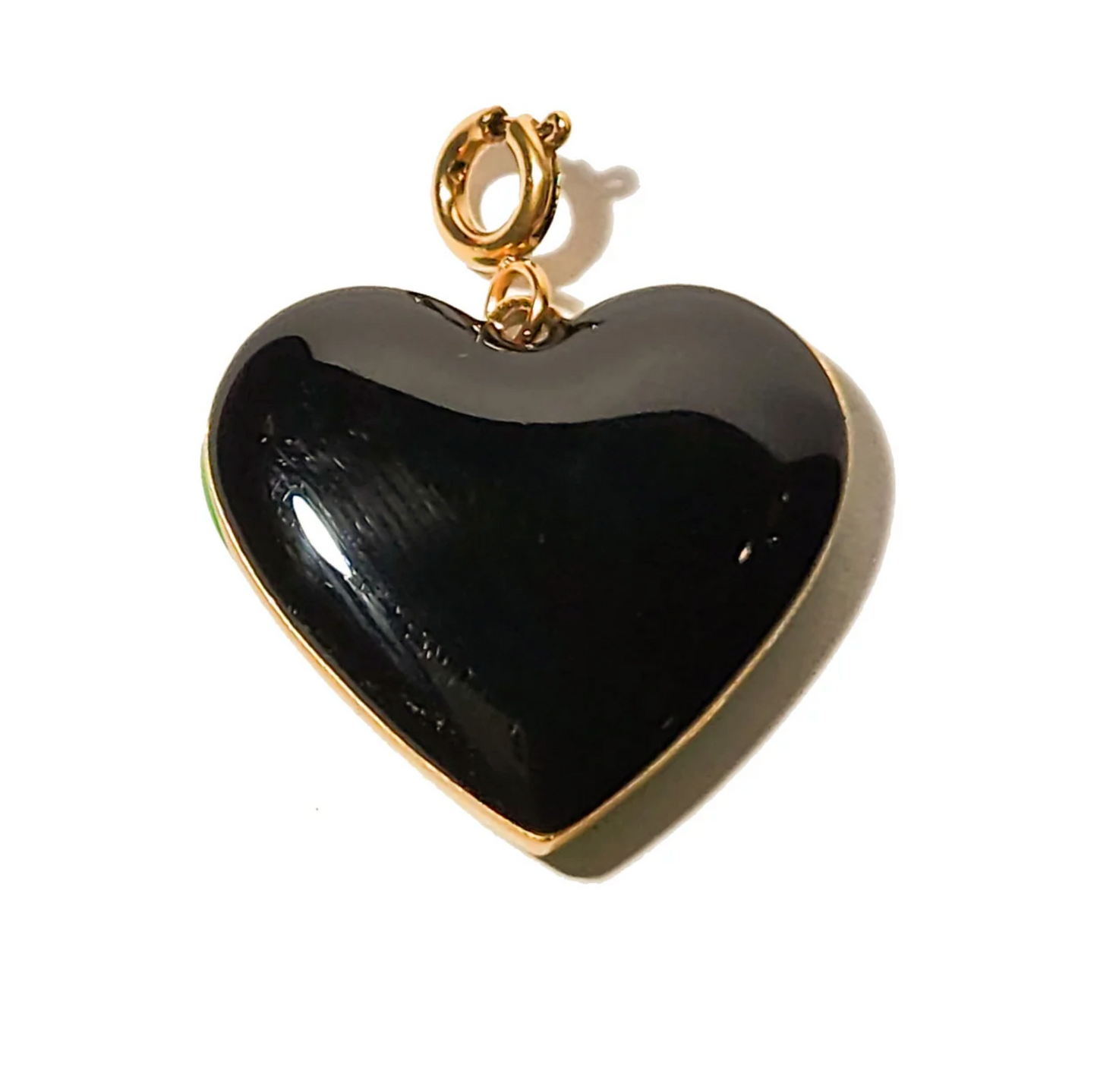 Matter Matters Set Your Heart Pendant • Black & Green