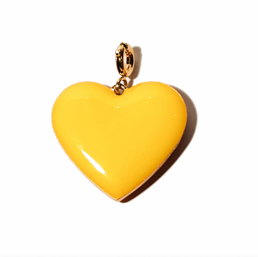 Matter Matters Set Your Heart Pendant • Orange & Yellow