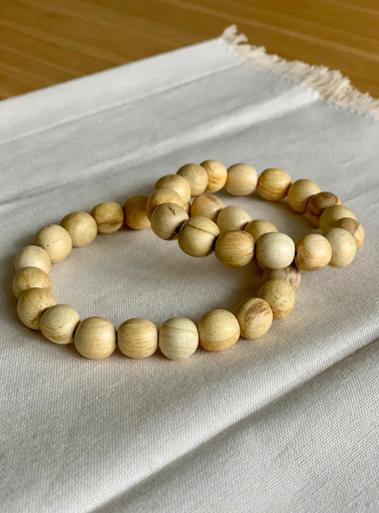 印加聖木手造原木珠串 | Palo Santo Beaded Bracelet (9mm)