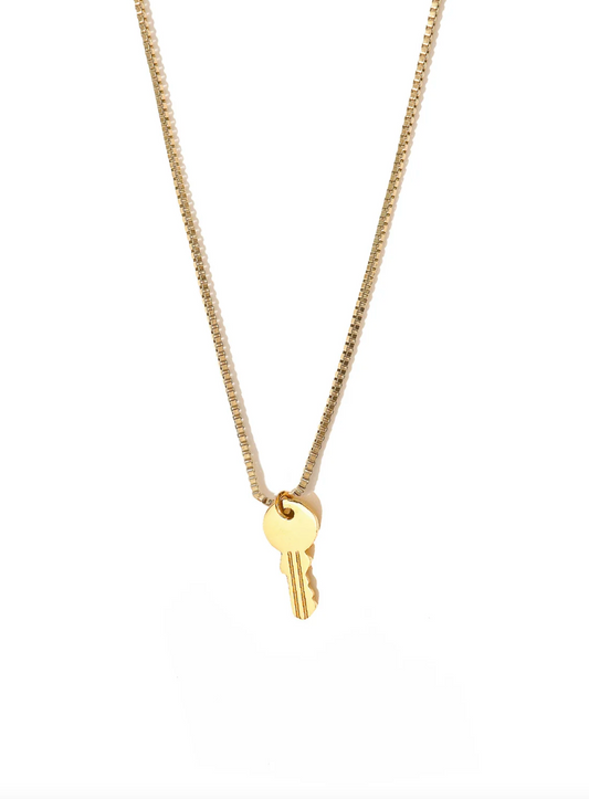 Matter Matters Unlock Key Necklace • Gold