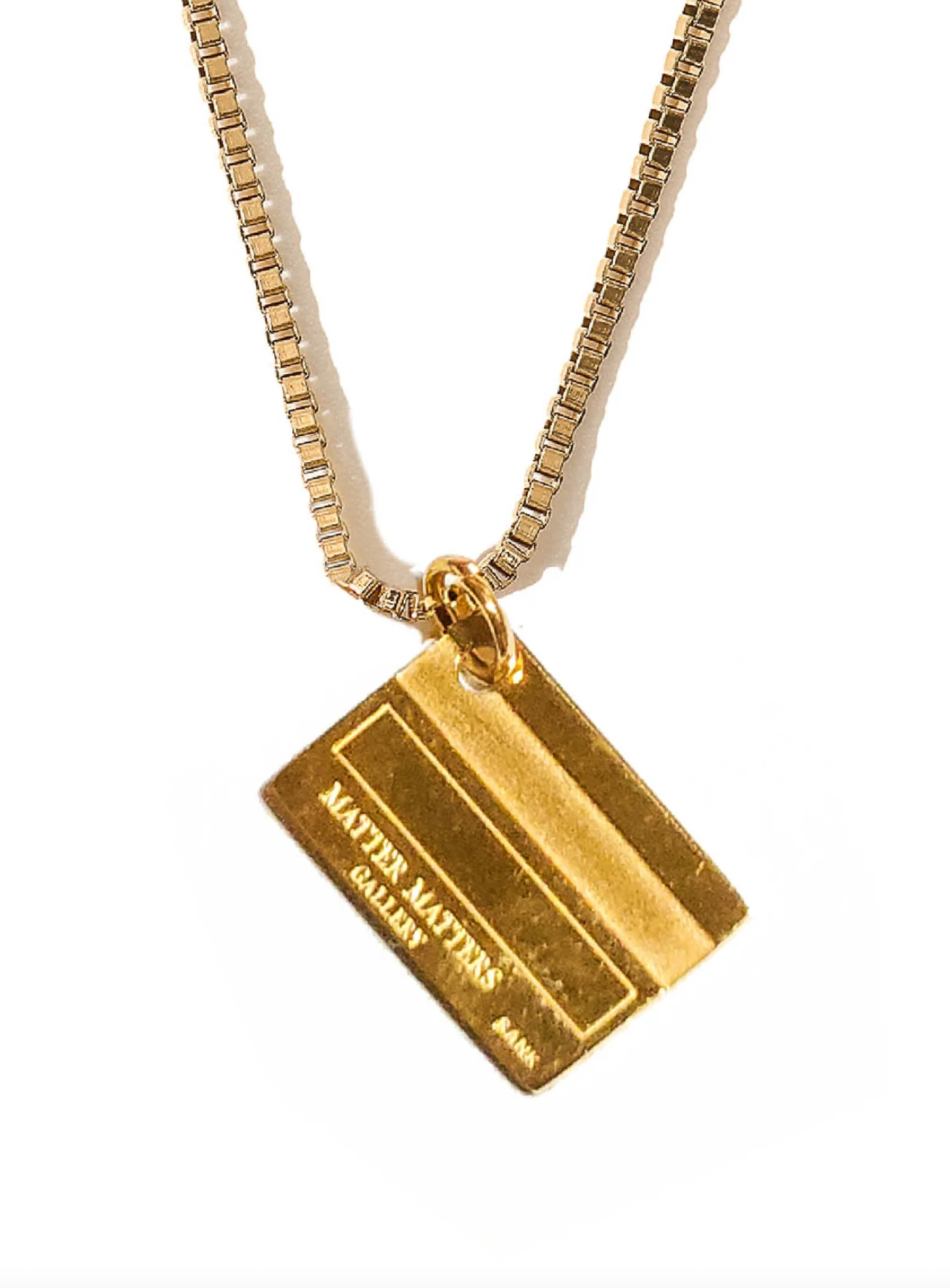 Matter Matters Unlimited Funds Credit Card Necklace • Gold