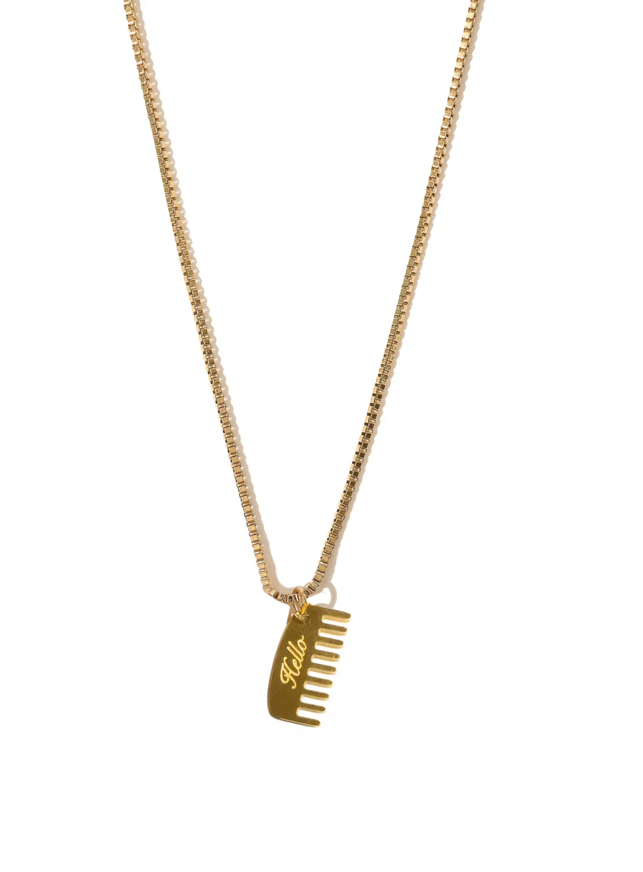 Matter Matters Hello Hair Comb Necklace • Gold