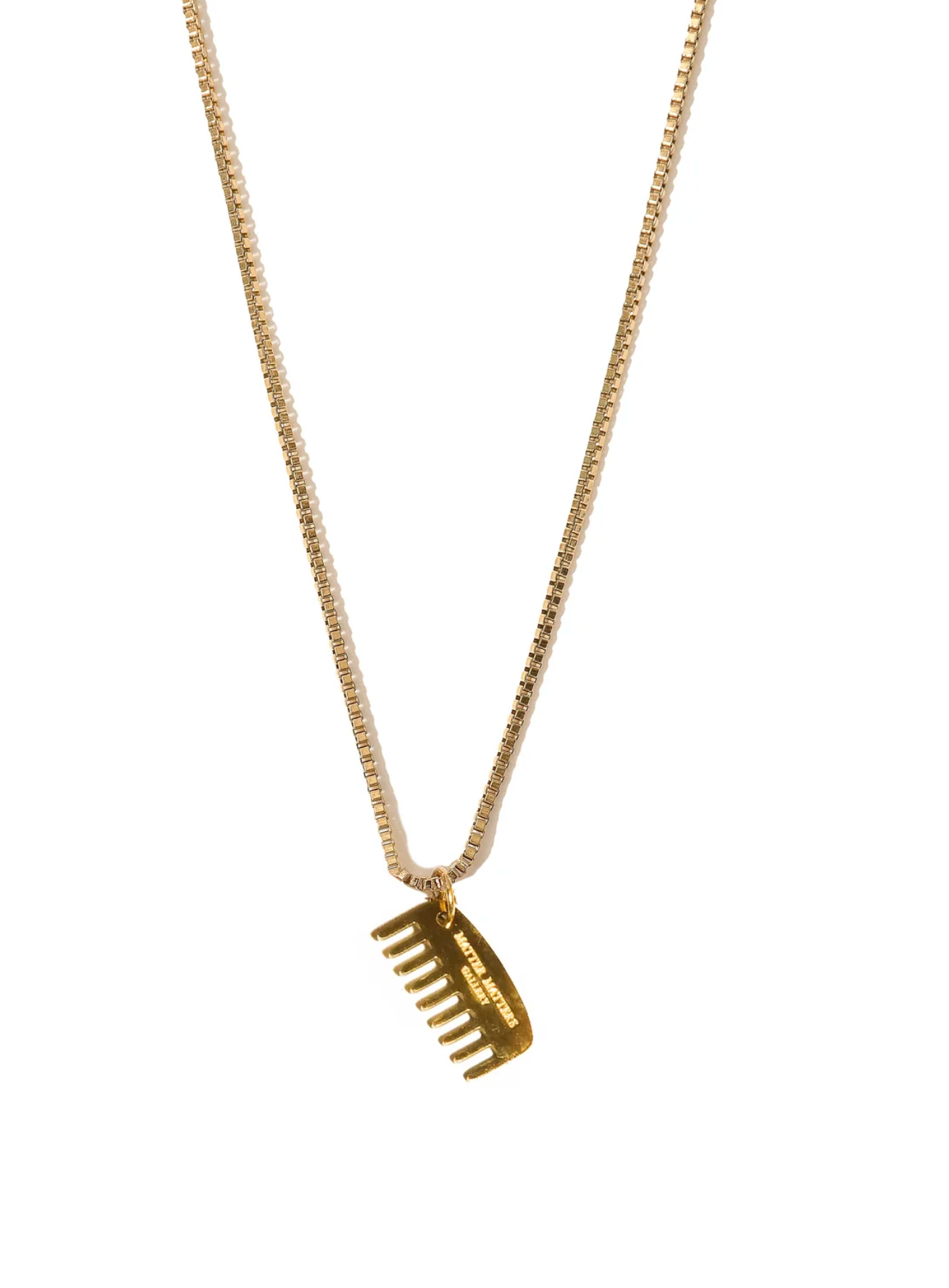 Matter Matters Hello Hair Comb Necklace • Gold