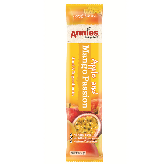 Annies food you trust 100% 水果條 20g - 蘋果芒果百香果 | Fruit Bar Apple and Mango Passion 20g