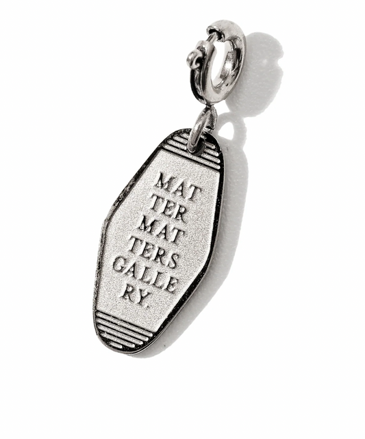 Matter Matters 'Miracles Happen Everyday' Key Tag Pendant • Steel