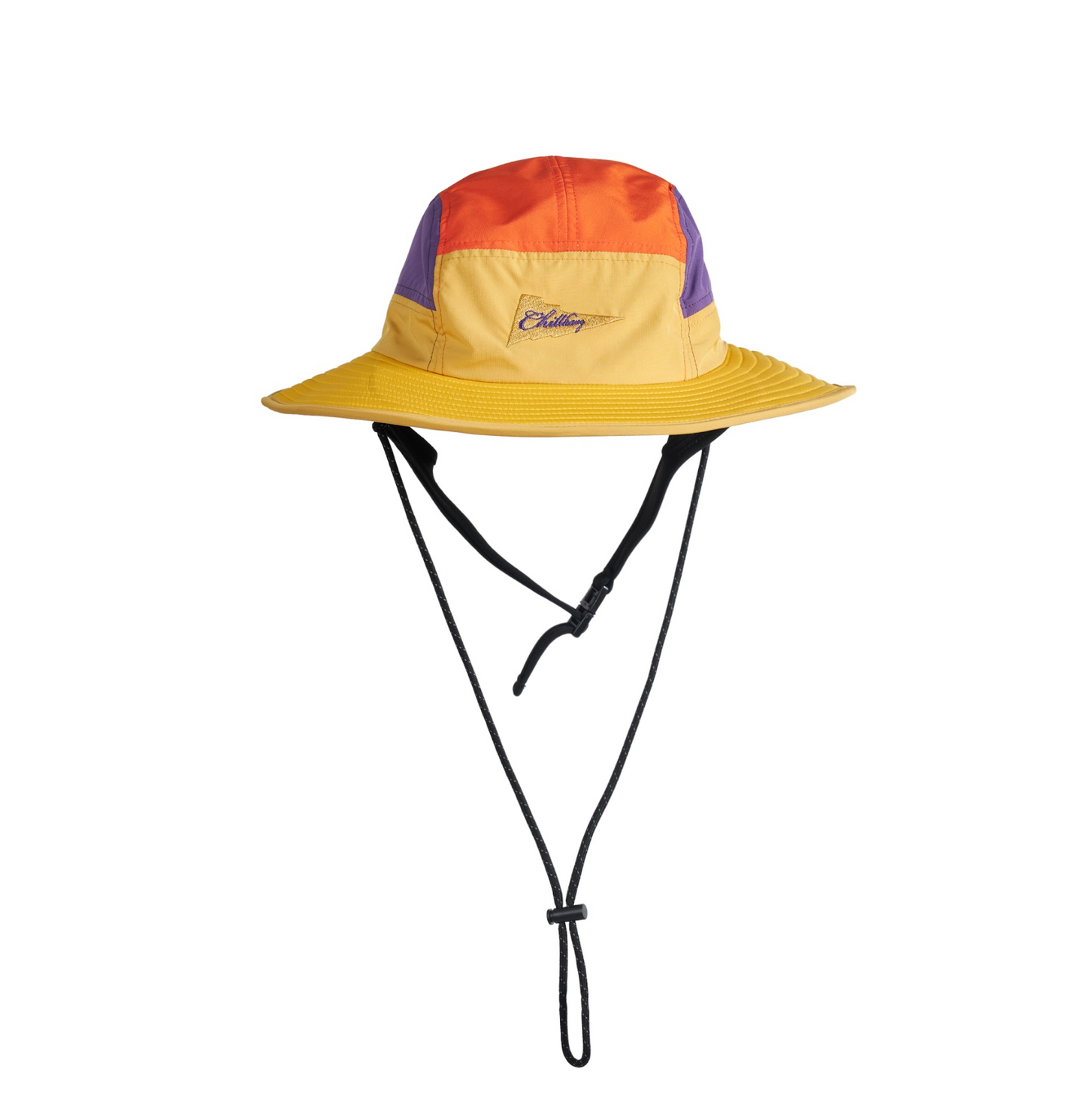 CHILLHANG 拼色衝浪漁夫帽(黃 x 紫)