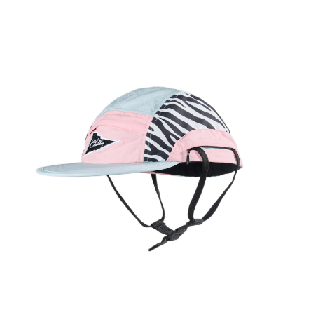 CHILLHANG 動物紋衝浪棒球帽 (粉藍斑馬)