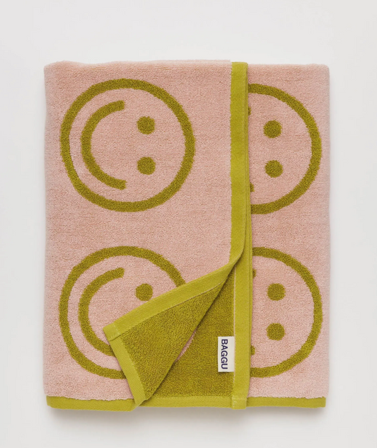 Baggu Bath Towel - Happy Ochre