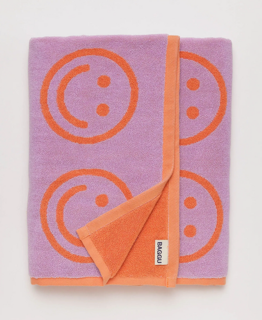 Baggu Bath Towel - Happy Lilac