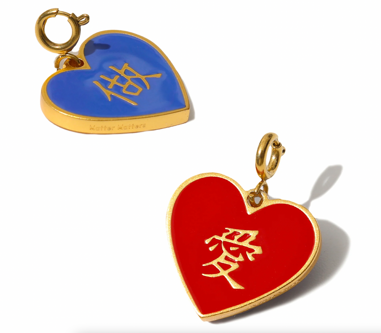 愛/做 Love/Do Reversible Pendant • Red/Navy or Black