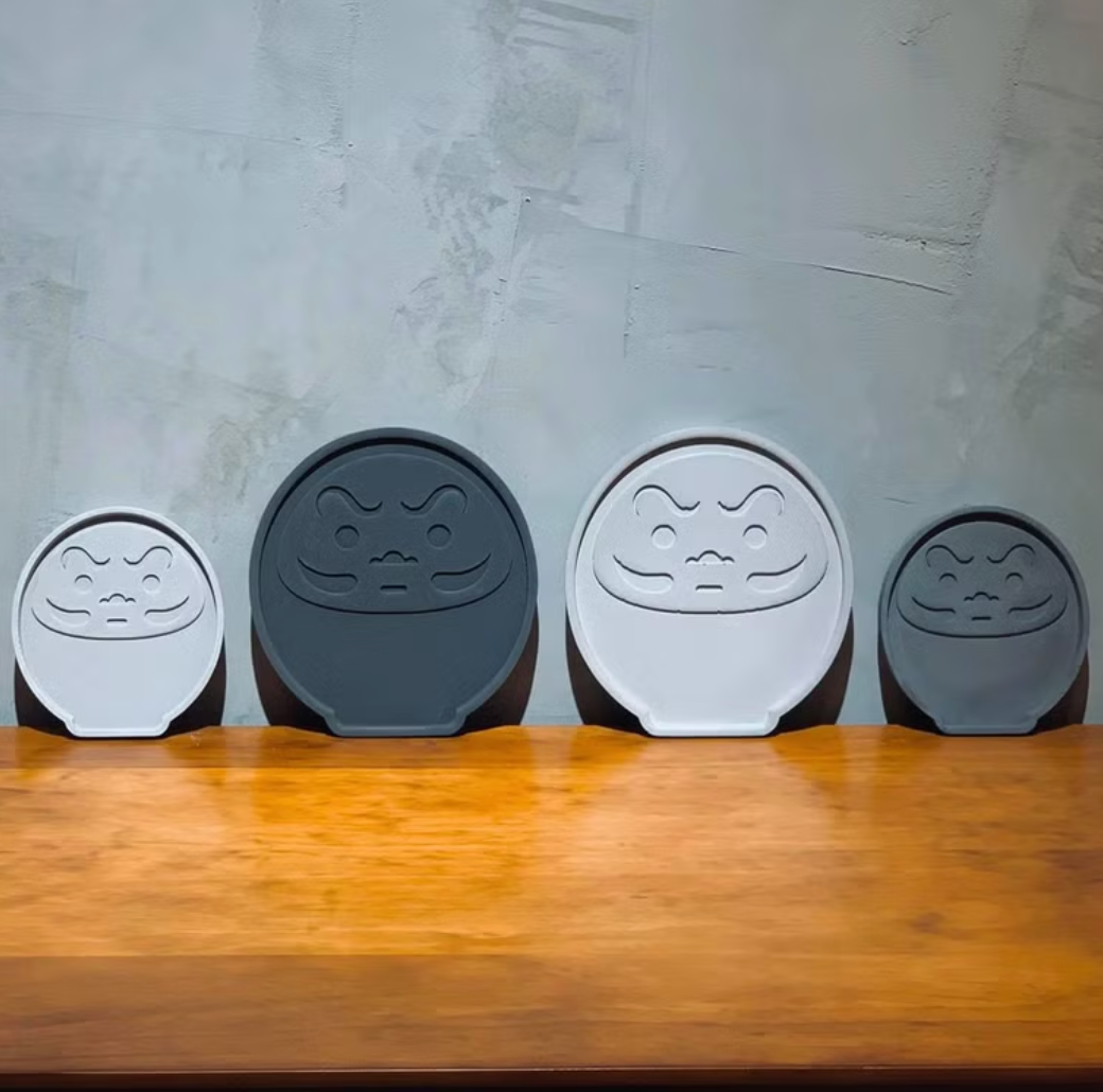 MUDLAB - 達摩 原創水泥置物碟【淺灰】SIZE S