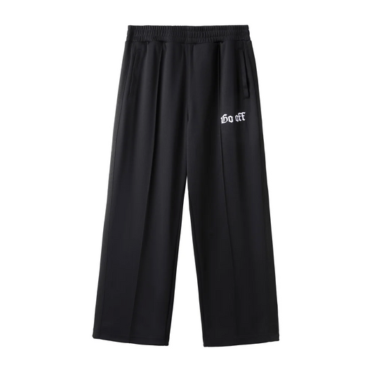 GO OFF | Gothic Embroidered Track Pants 哥德刺繡運動長褲