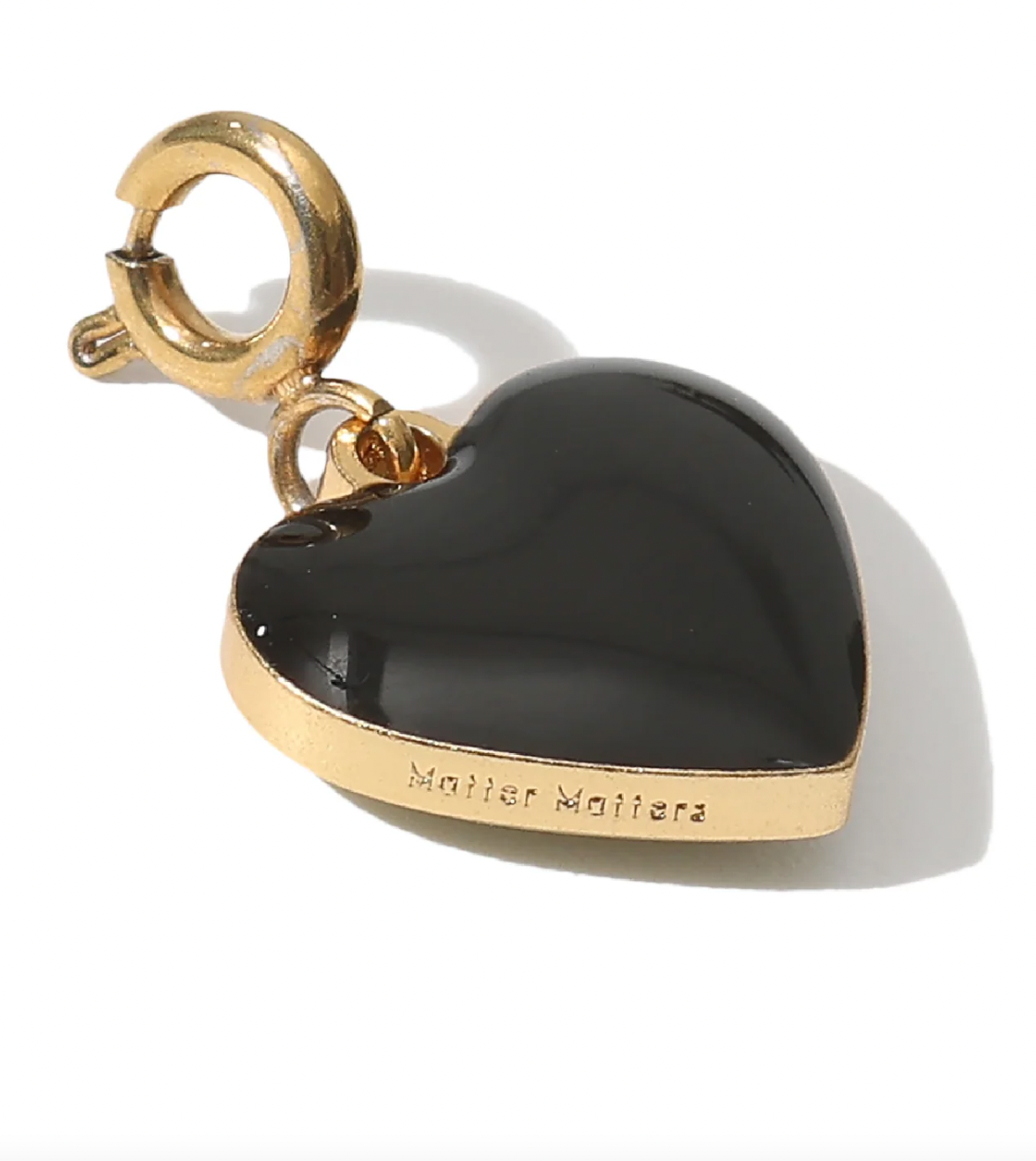 Matter Matters Humble Heart Necklace • Black & Cream
