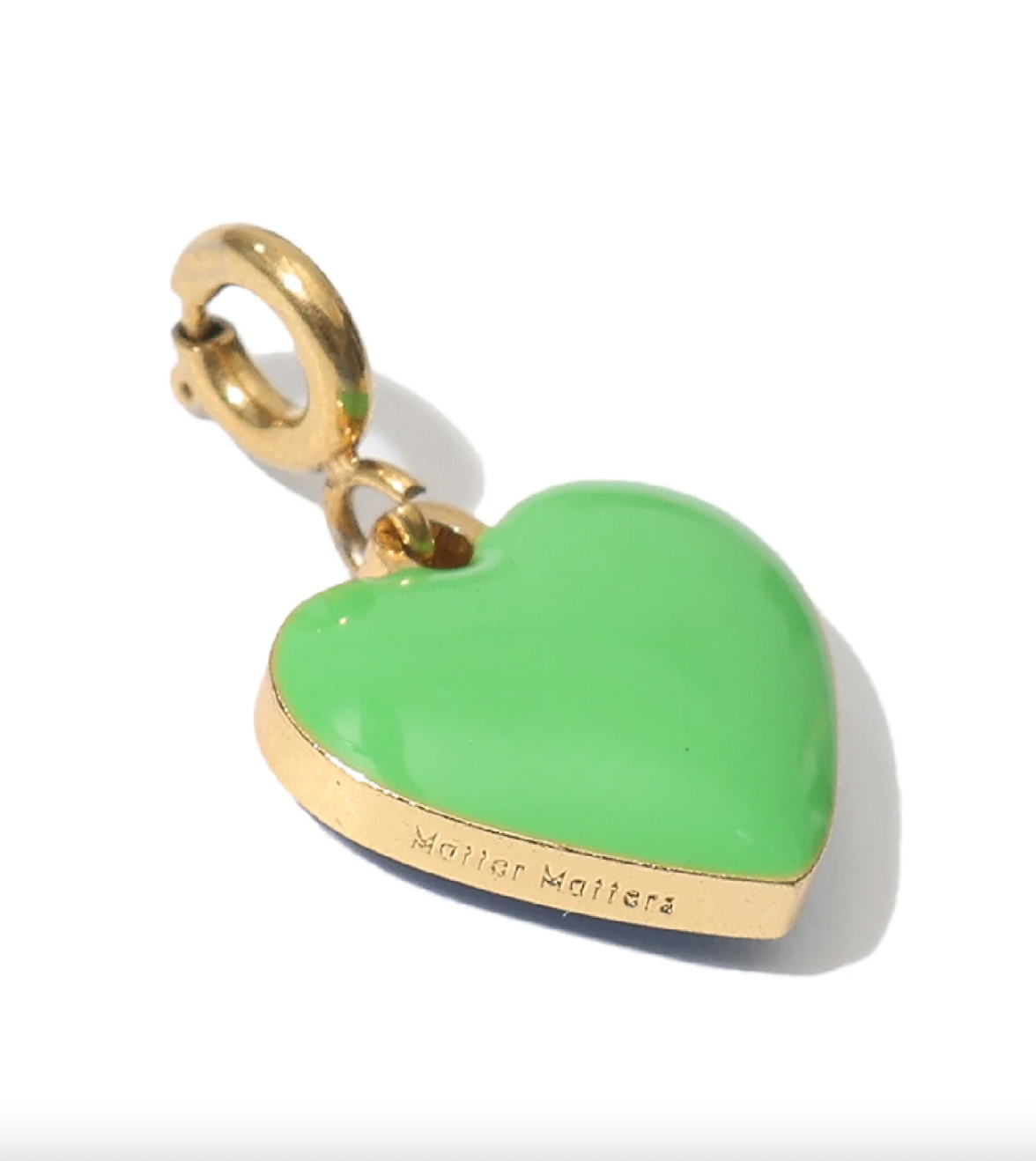 Matter Matters Humble Heart Necklace • Green & Cobalt