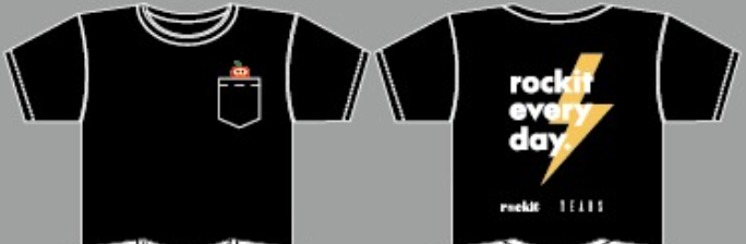 Years x Rockit "Rockit Every Day" Tee (Black)