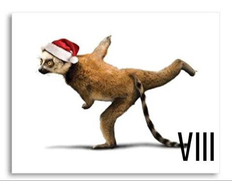 Christmas Cards 聖誕卡 - Yoga Animals