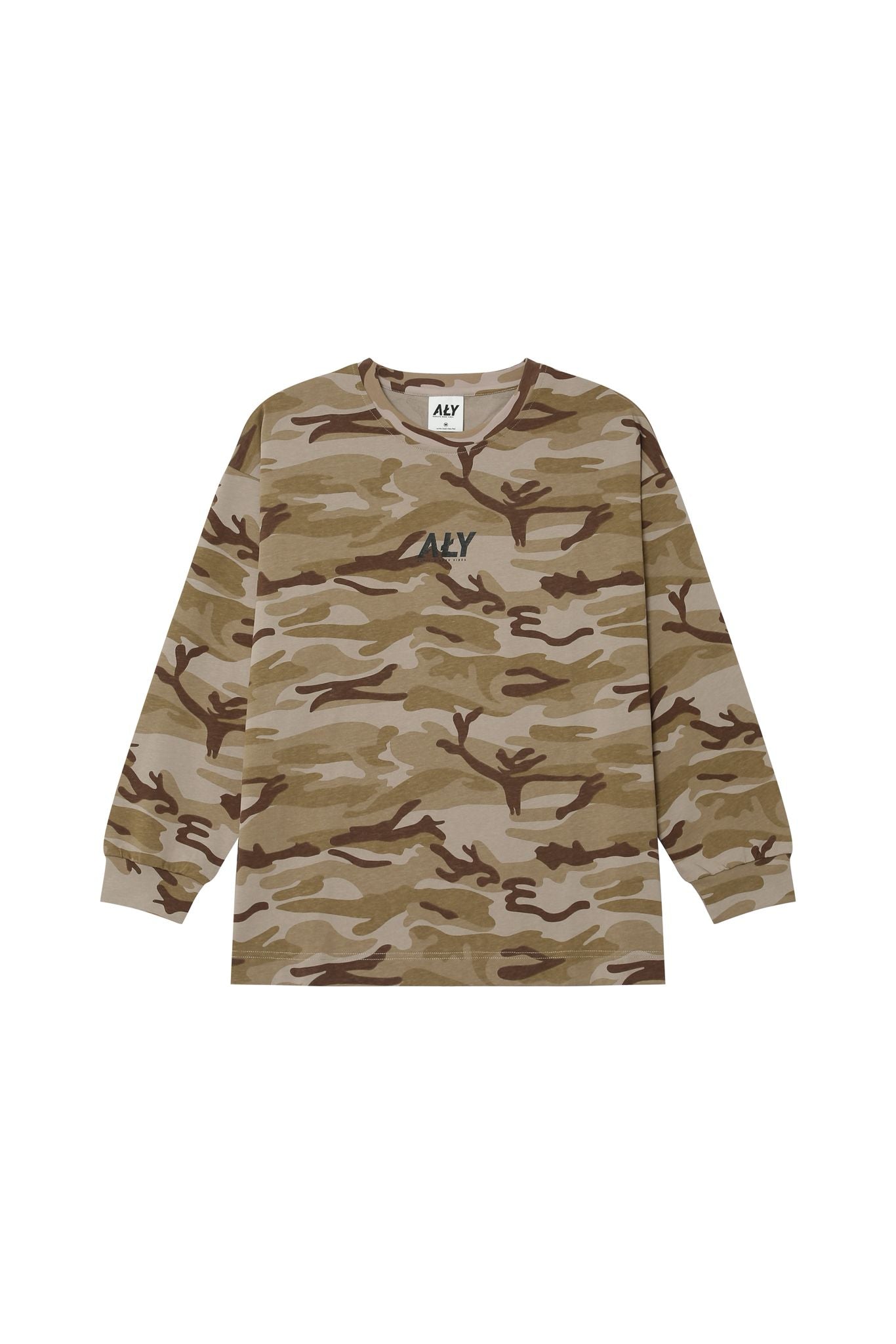 Aly Good Vibes - "LOGO CAMO" LONG SLEEVE TEE