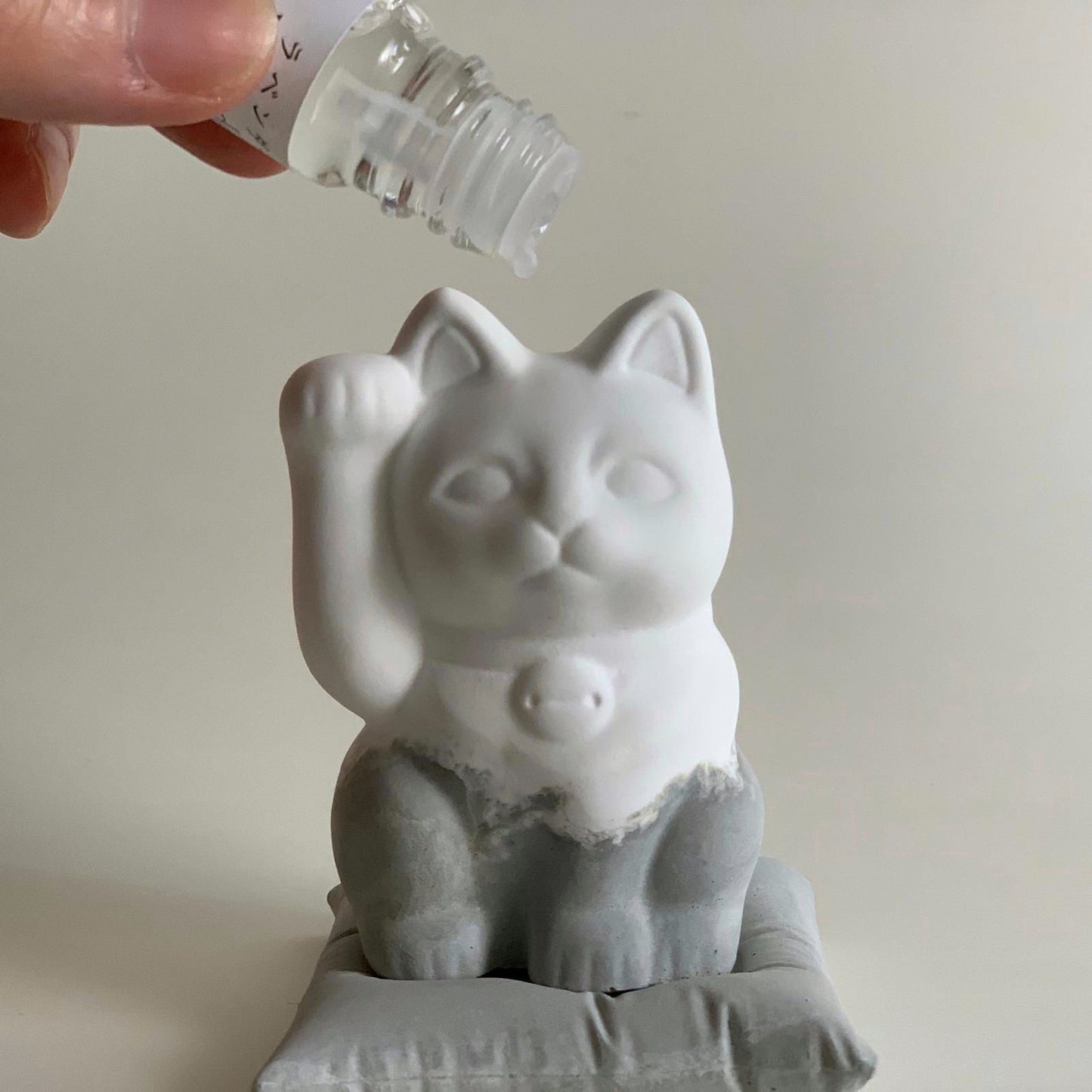 MUDLAB - 元祖版 水泥招財貓擴香座 (單隻)連水泥咕𠱸 右招財 / 左招福