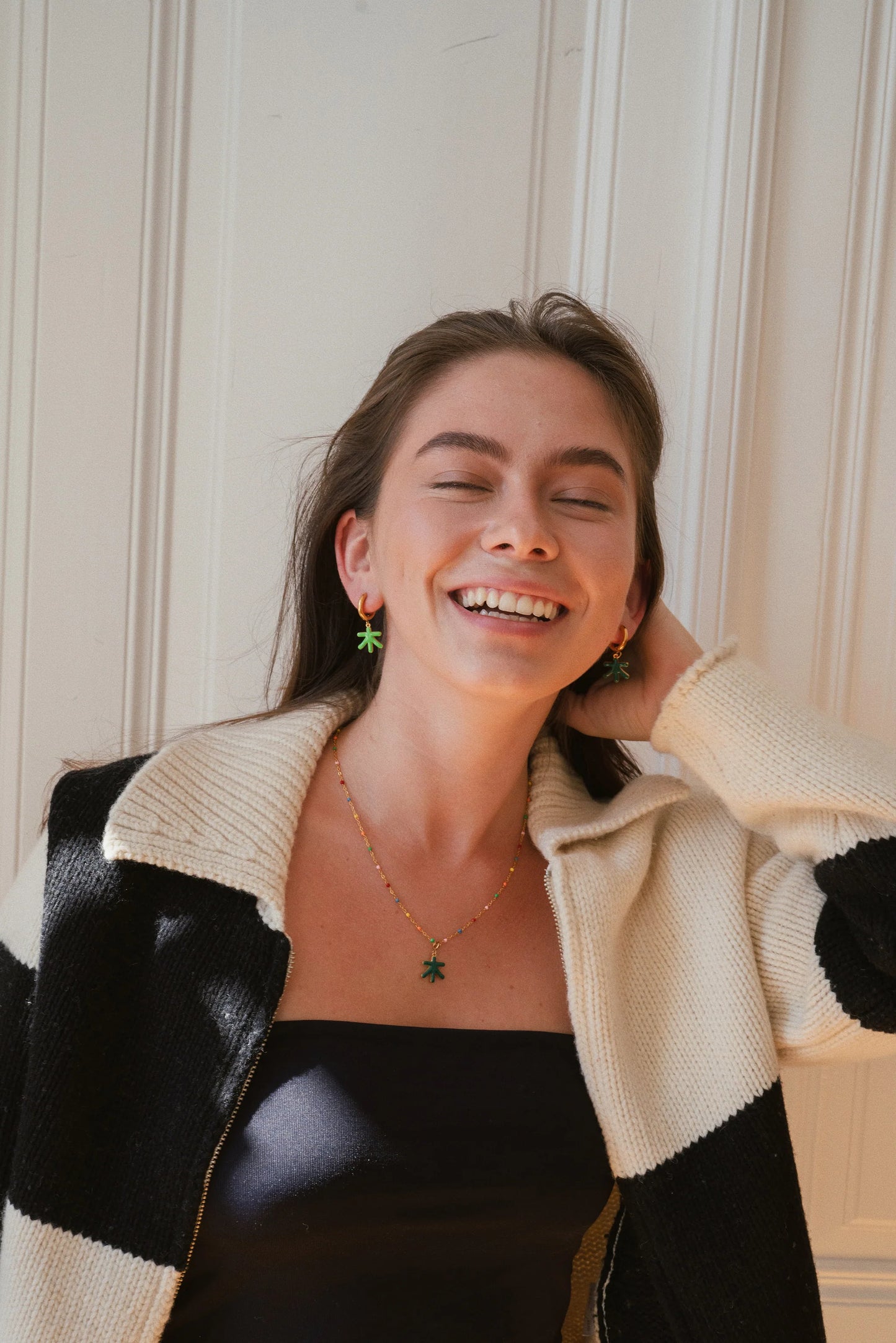 Matter Matters Universe / Jupiter Earrings • Green