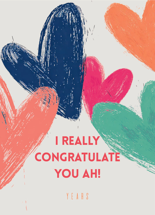 YEARS Postcards - I Really Congratulate You Ah!