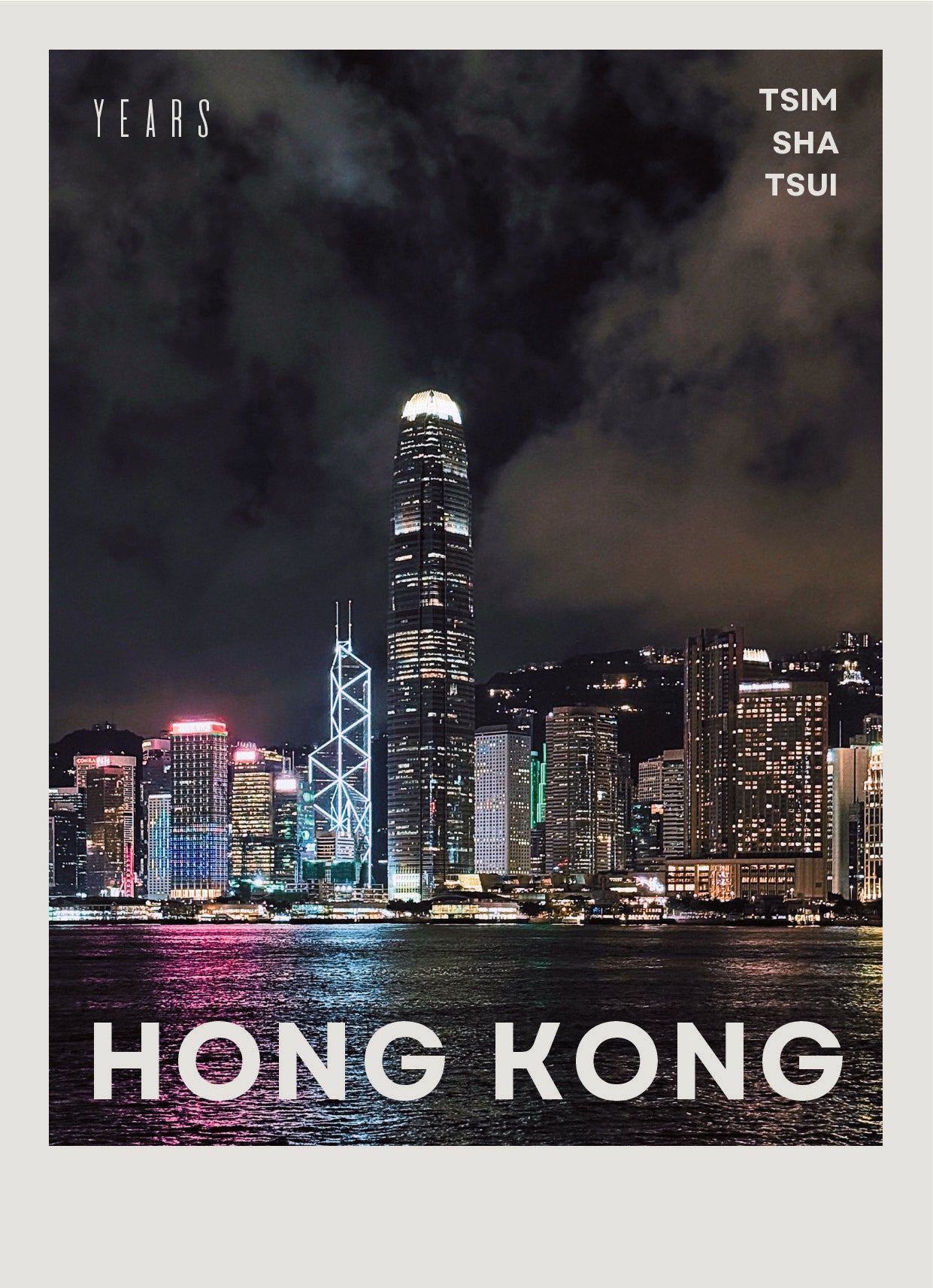 YEARS Postcards - Fragrant Harbour (Night)