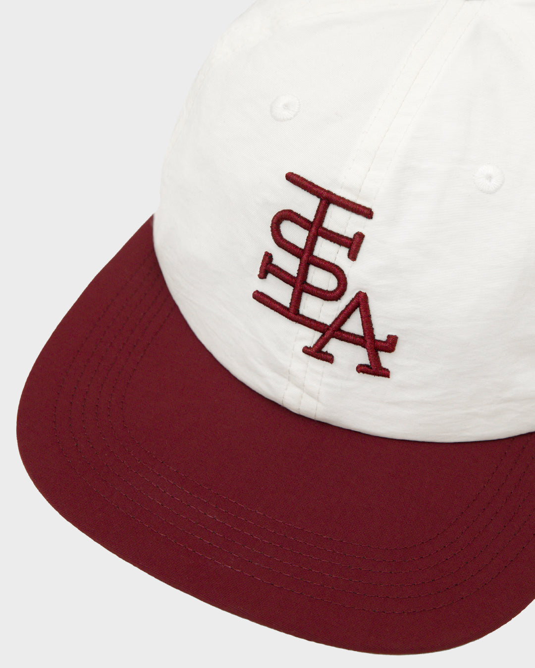 ISLA Ball Cap (Burgundy/ White)
