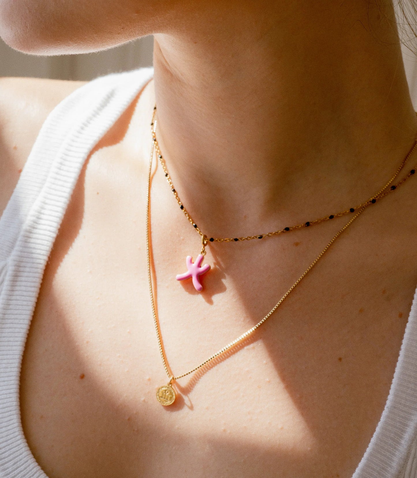 Matter Matters Five Elements / Fire Pendant • Red & Pink