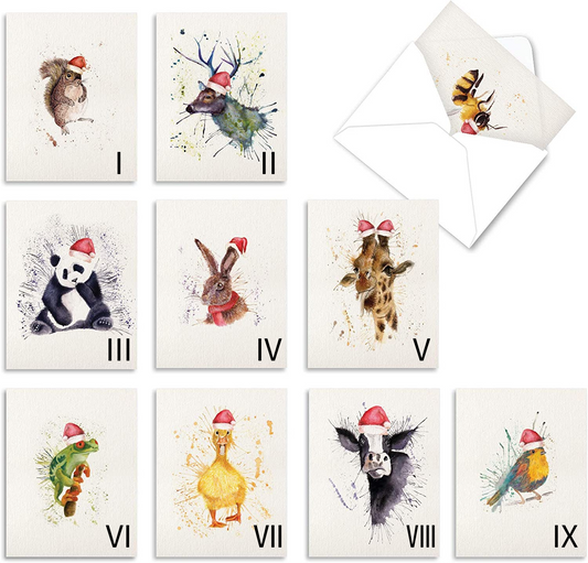 Christmas Cards 聖誕卡  - Wildlife Expressions Holiday