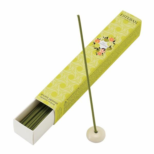 日本香堂 Esteban Paris 柑橘線香 (附有香座)｜Nippon Kodo Esteban Paris Taille d'Agoume Incense (With Incense Holder)