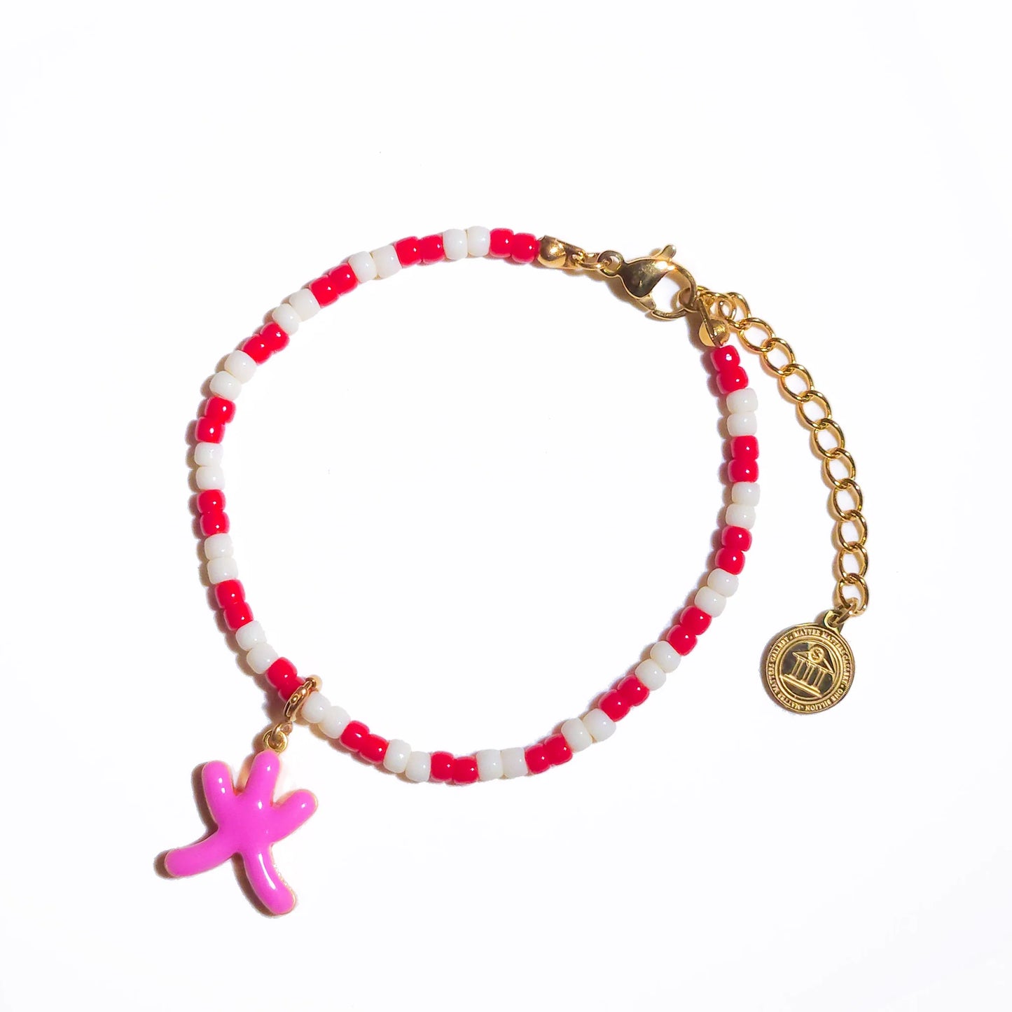 Matter Matters Five Elements / Fire Bracelet • Red & Pink