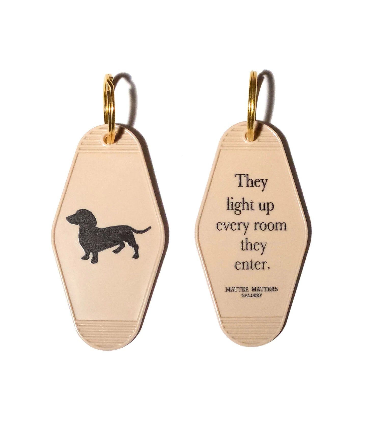 Keyring • Dog • They light up every room they enter.