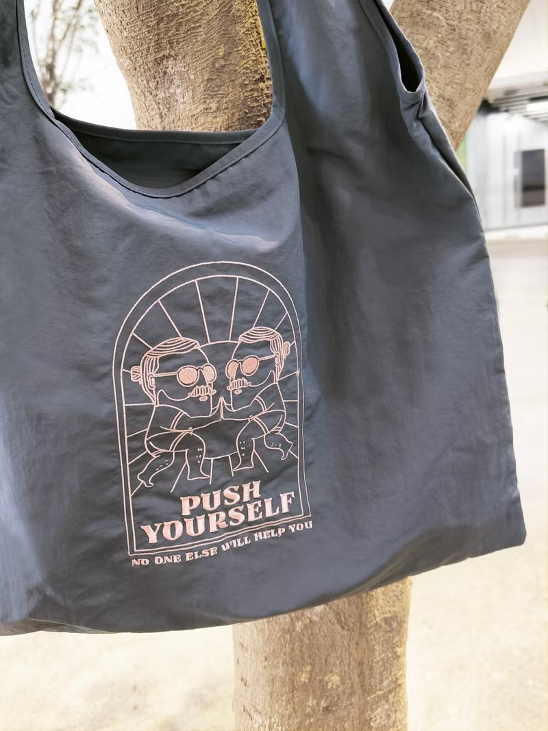 malut | Push Yourself 突破自己 - Embroidery Bag 刺繡側背包