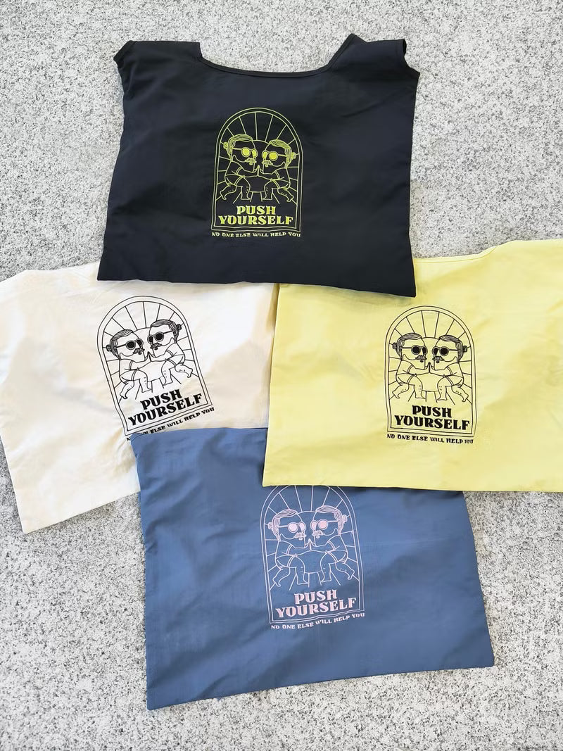 malut | Push Yourself 突破自己 - Embroidery Bag 刺繡側背包