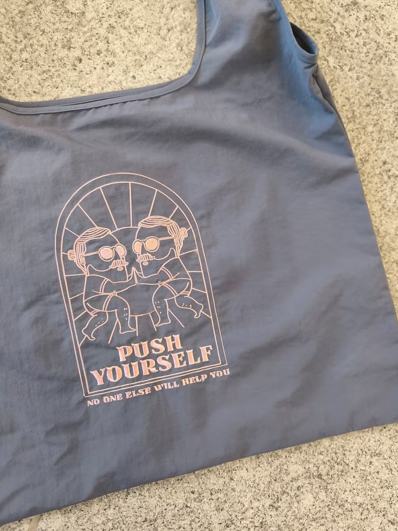 malut | Push Yourself 突破自己 - Embroidery Bag 刺繡側背包