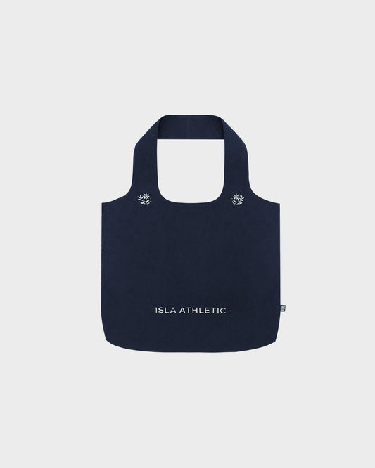 ISLA Packable Crest Tote (2-tone Navy)