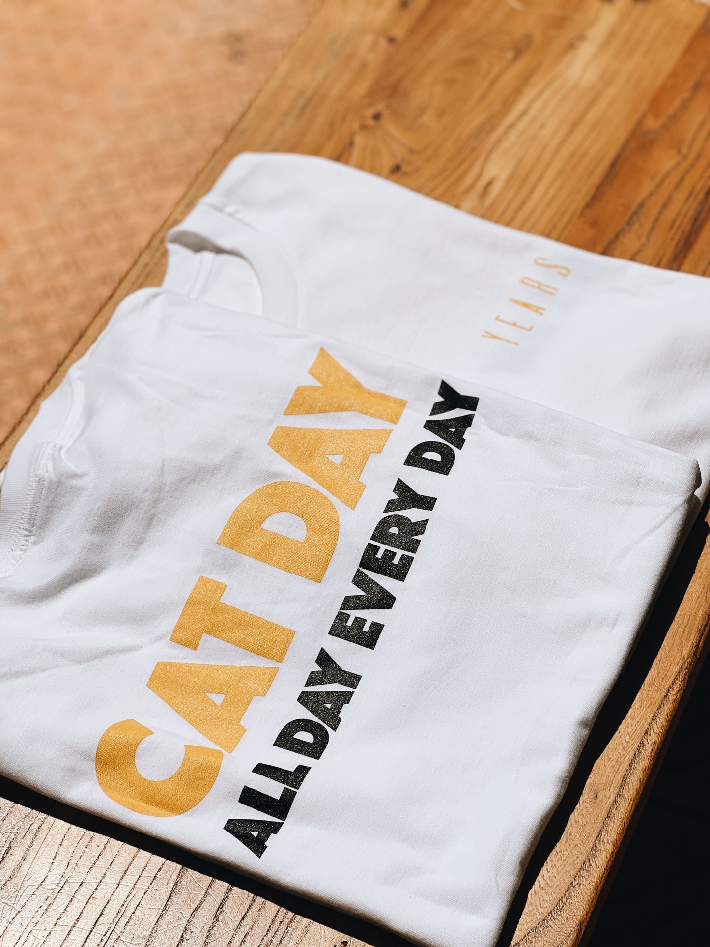 YEARS - "CAT DAY" Tee (White)