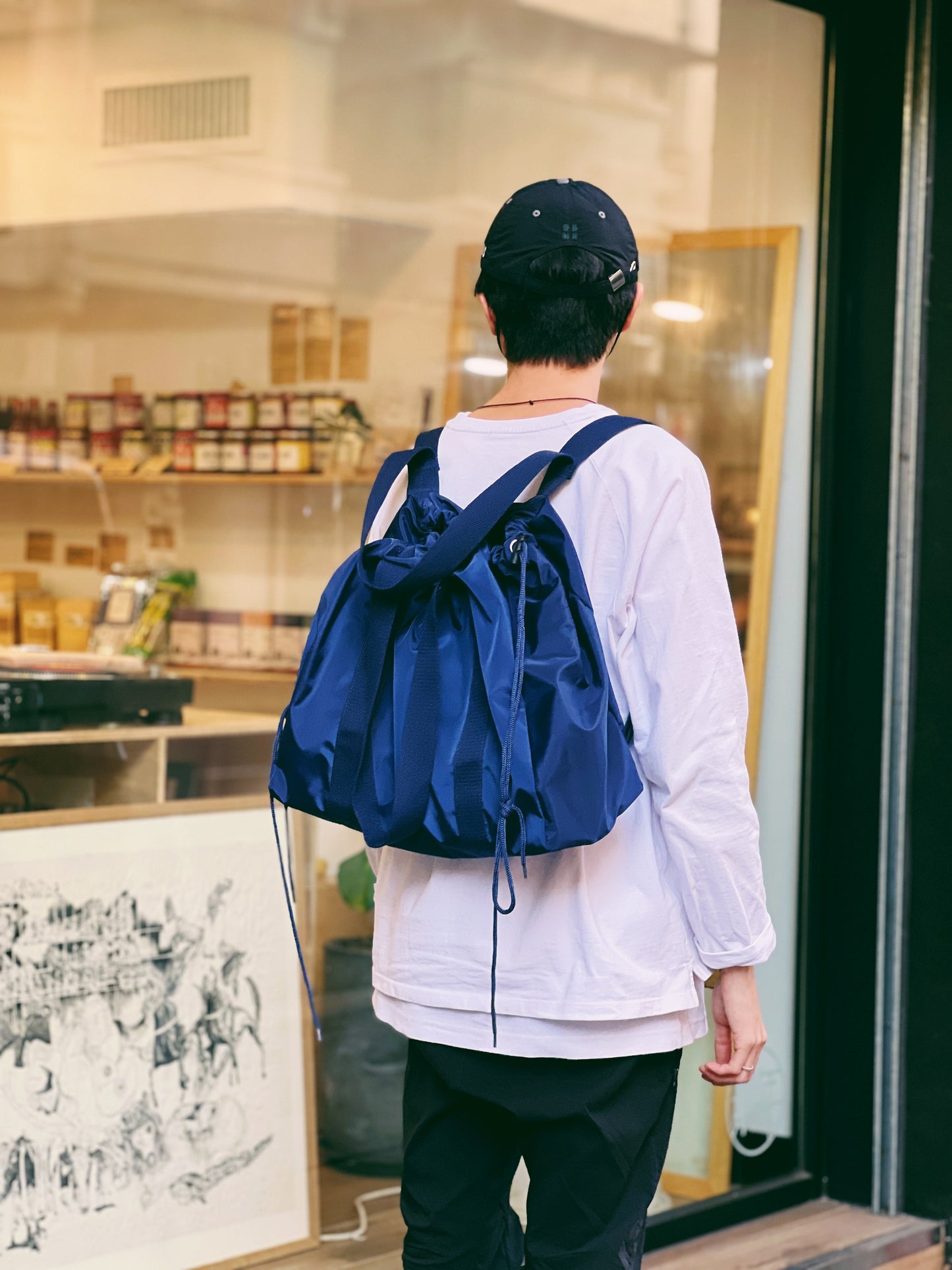 Kodangs Two-way Shoulder Bag/ Backpack (Navy)