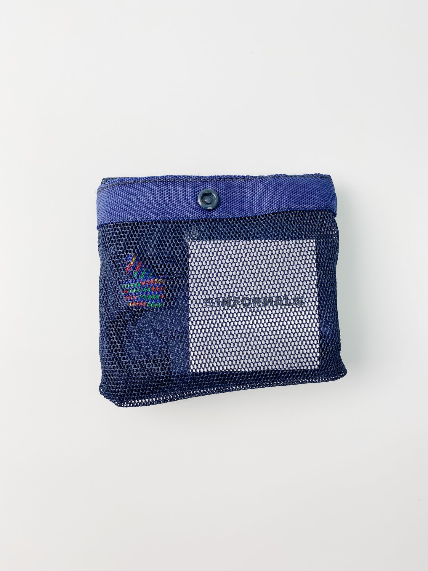 Informal Bag Mesh Checkout Bag Size S(Navy)