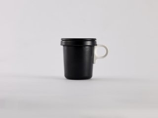 Ovject 琺瑯杯黑色 4 件裝 (5色掛耳) | Ovject Enamel Black Mug 4 Pcs (5 Colors Handle)