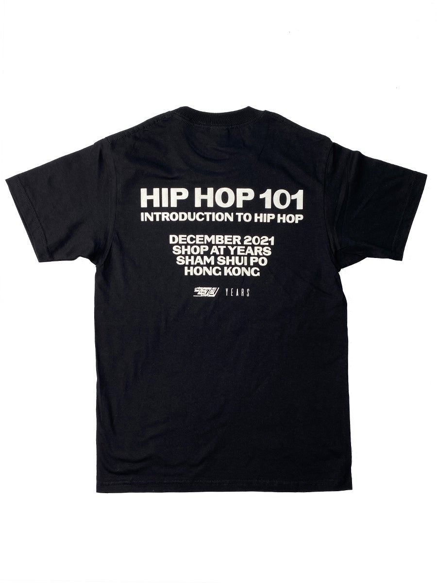 Hip Hop 101 Tee MCing 九龍 (Black)
