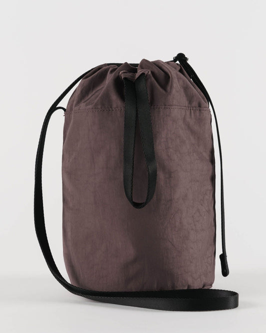 Baggu Medium Nylon Bucket Bag (Peppercorn)