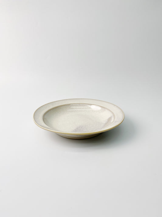 日本製美濃燒 陶瓷咖哩碟(米色) | Japanese Mino Ware Ceramic Plate (Beige) (21.2cm)