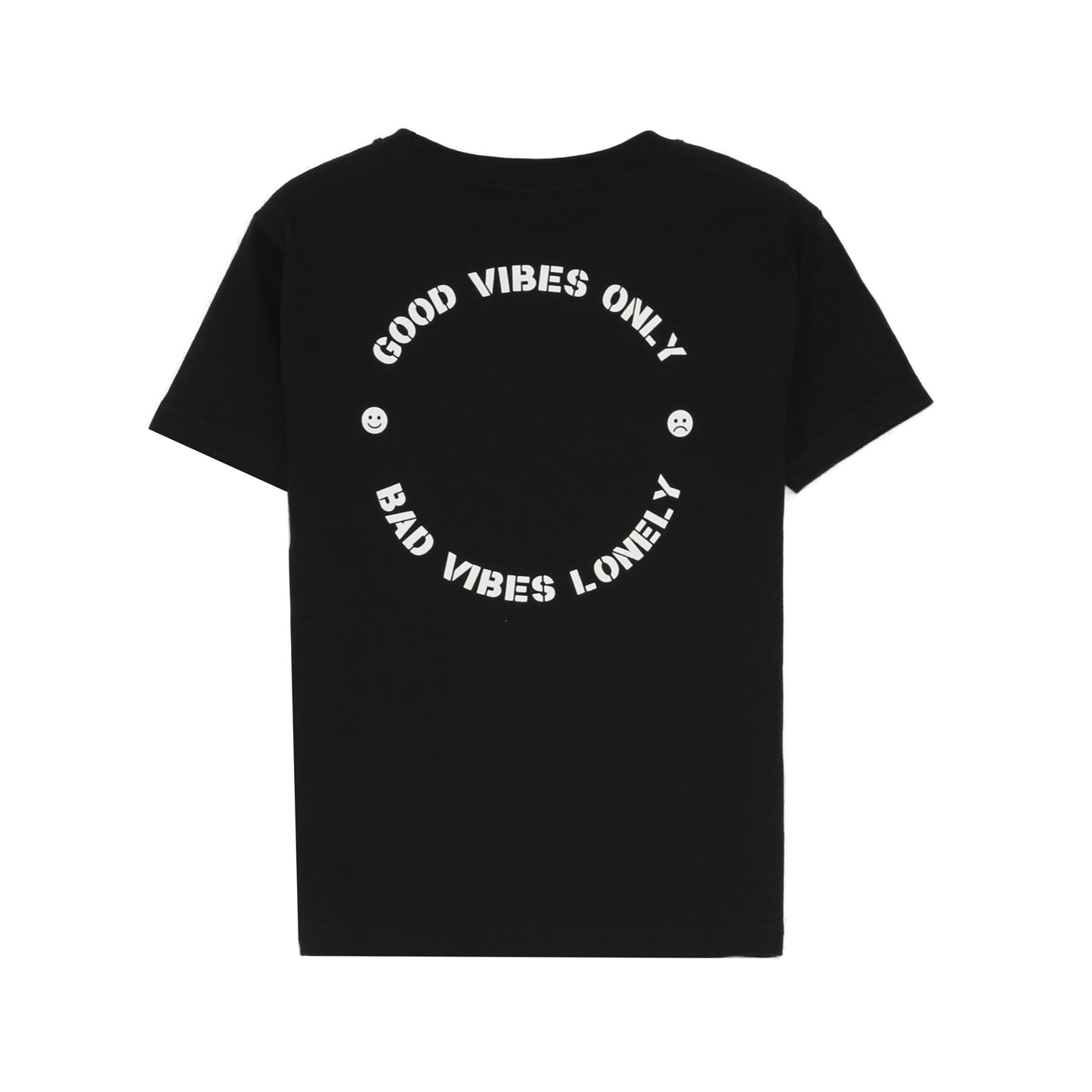 Aly Good Vibes - Bad Vibes Lonely Tee ( Kid Size) (Black)