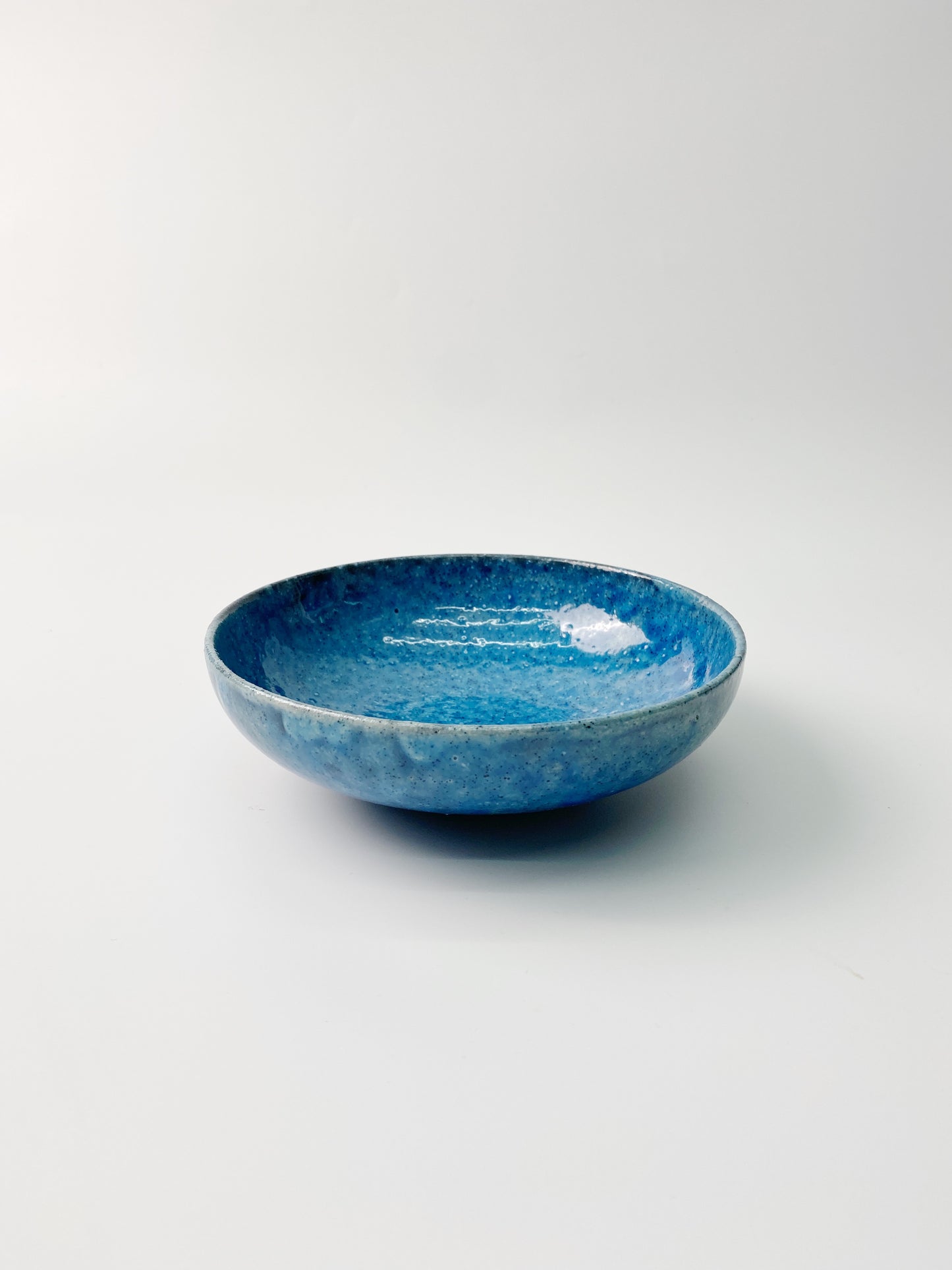 日本製美濃燒 高貴深藍色碗盤 | Japanese Mino Ware Noble Dark Blue Ceramic Bowl