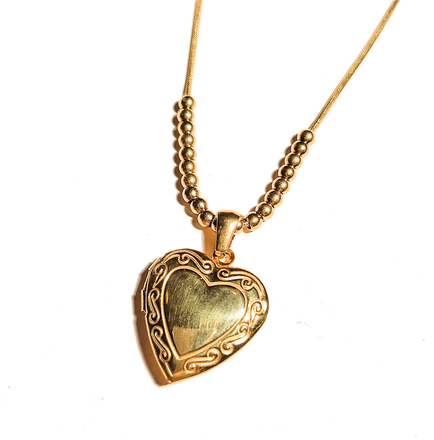 Matter Matters In Your Heart Necklace • Gold